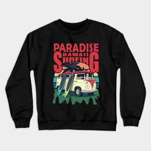 Hawaii surfing Crewneck Sweatshirt